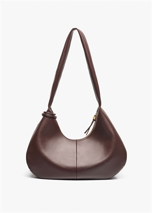 Hobo medium taske Seal Brown A6840 Ganni 